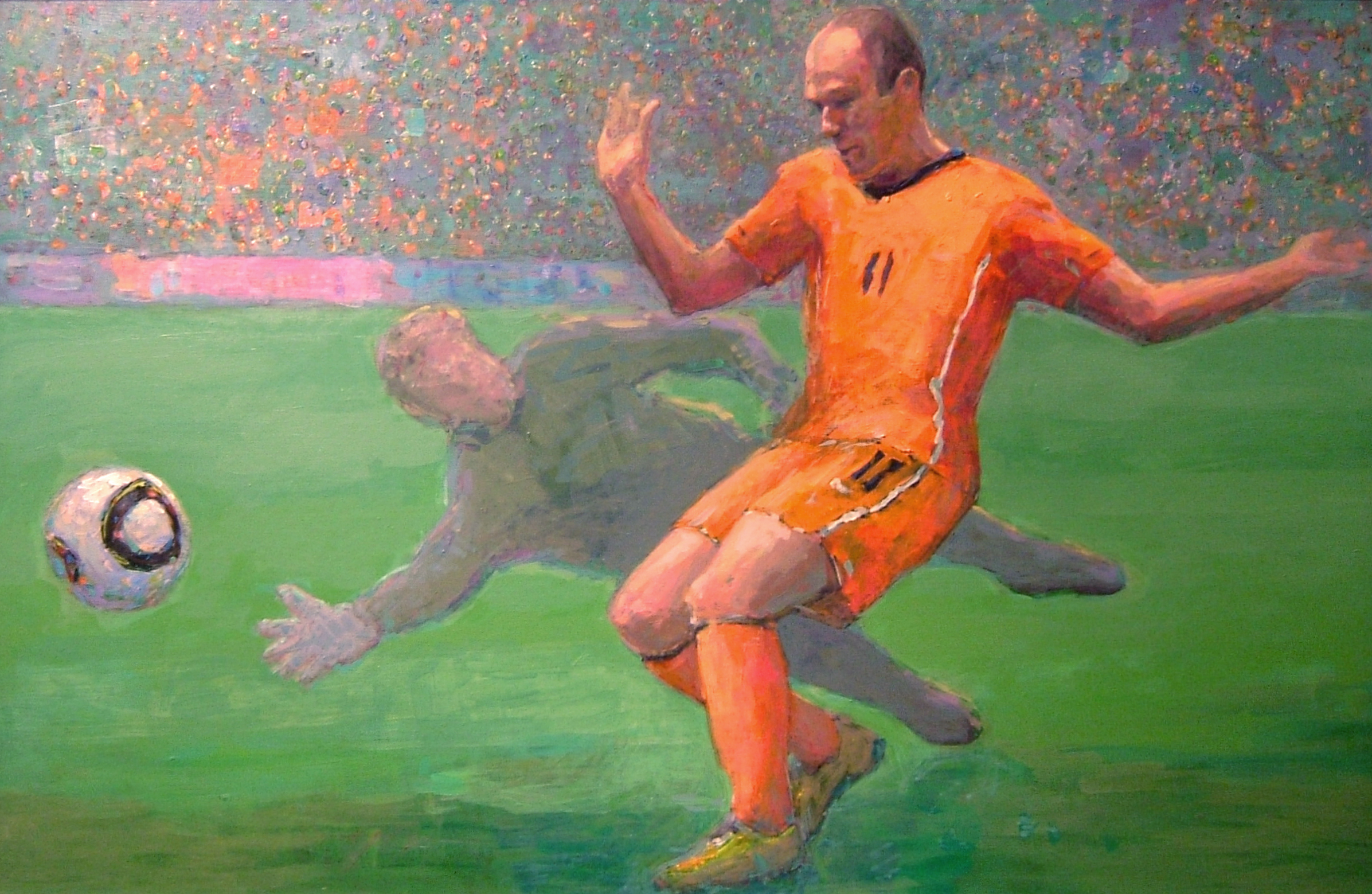 Arjen Robben in Gronings museum