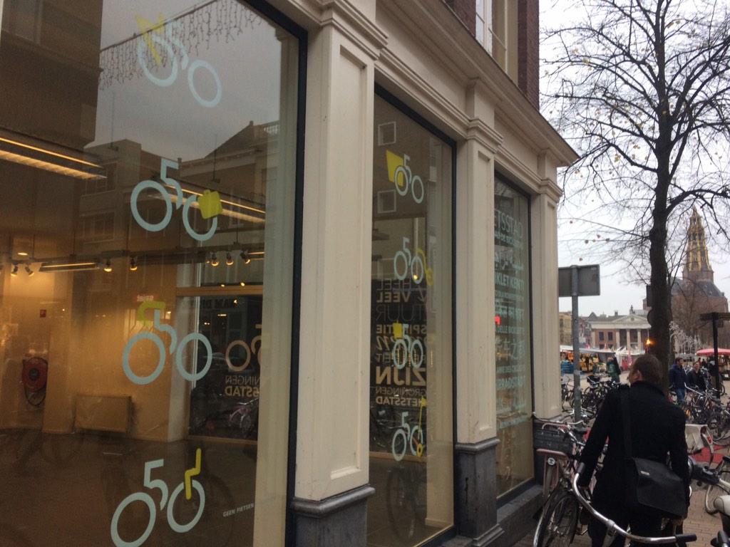 Groningen krijgt ‘Fietsambassade’ tussen Vismarkt en Grote Markt:  brainstormen over fietsen