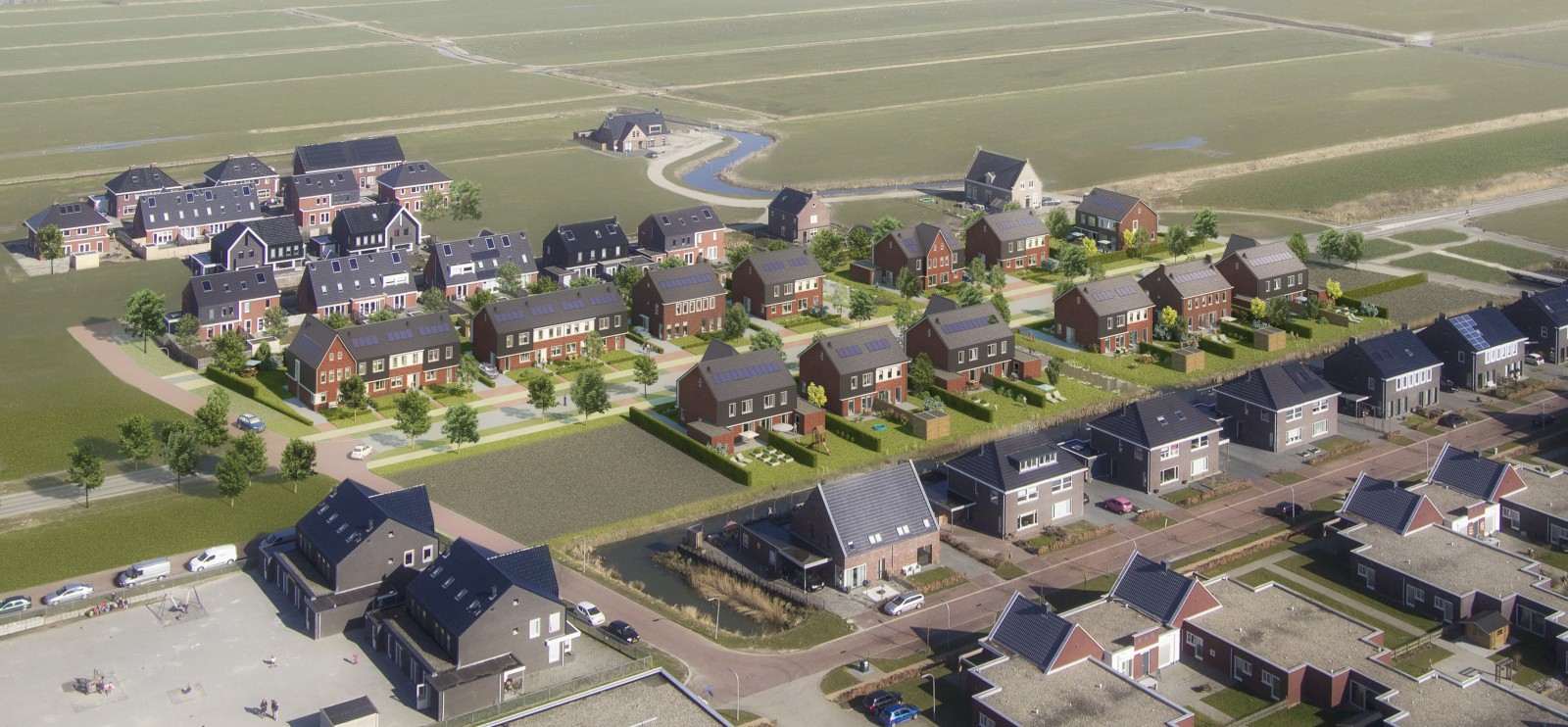 Nieuwbouw voor ‘doorstromers’ uit Groningen in wijk ‘De Oostergast’ in Zuidhorn