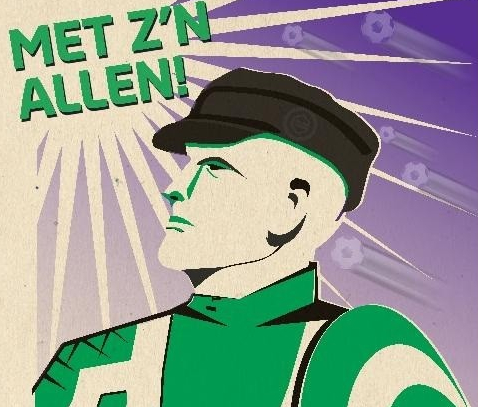 FC Groningen: opmerkelijke boer'nposter in alle bushokjes. Te boers of niet?