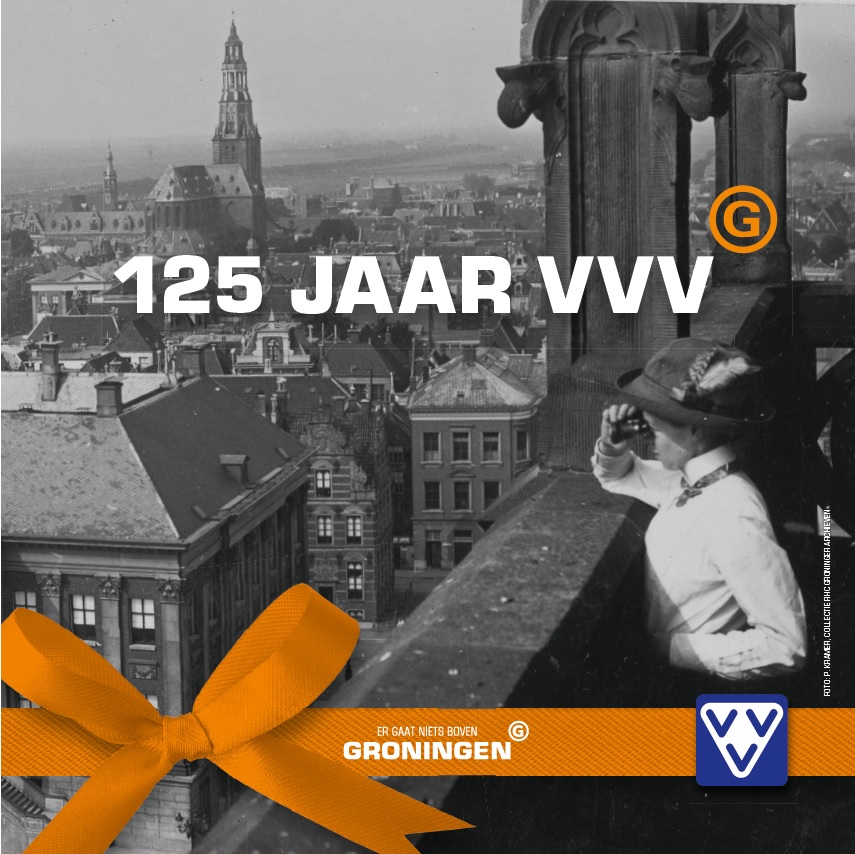 VVV Groningen viert 125ste verjaardag; Martinitoren beklimmen kost zaterdag 125 cent