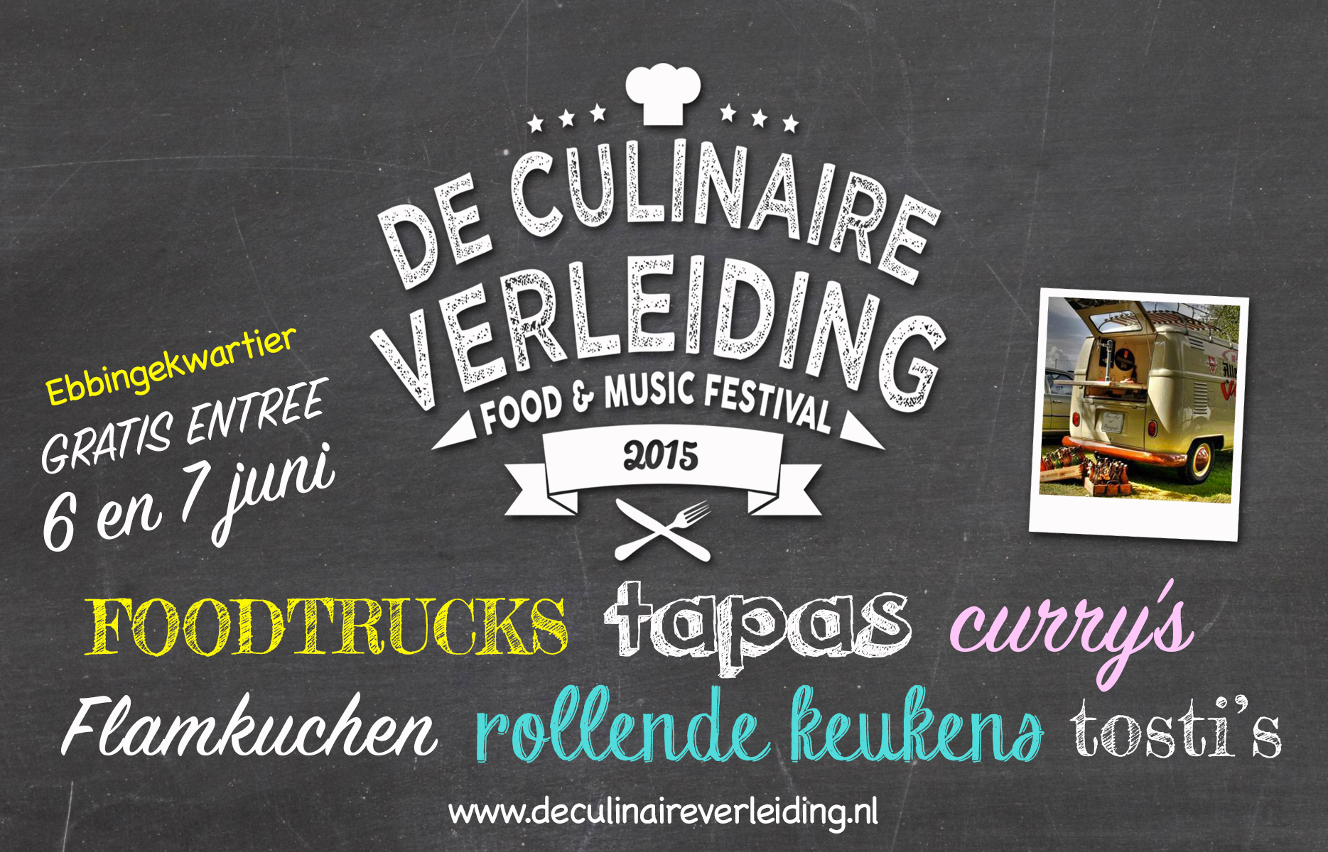 “De Culinaire Verleiding” –gratis culinair festival met rollende keukens, foodtrucks en vintage eetkraampjes in Groningen