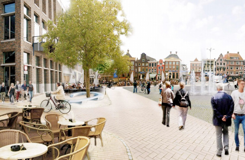 Grootse plannen nieuwe binnenstad; geen bussen meer op de Grote Markt