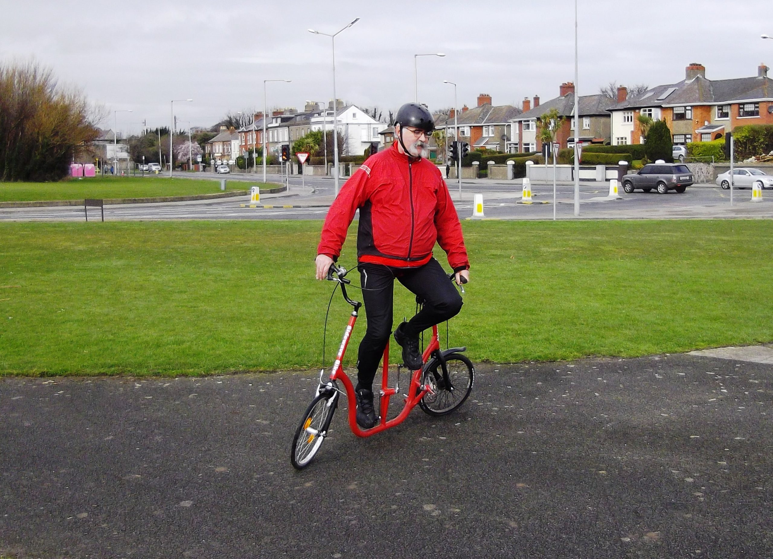 Gekke fiets door de straten van Groningen