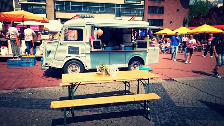 Lekkerste hapjes in “foodtrucks” in Groningen tijdens Big Taste Festival, komend weekend Academieplein