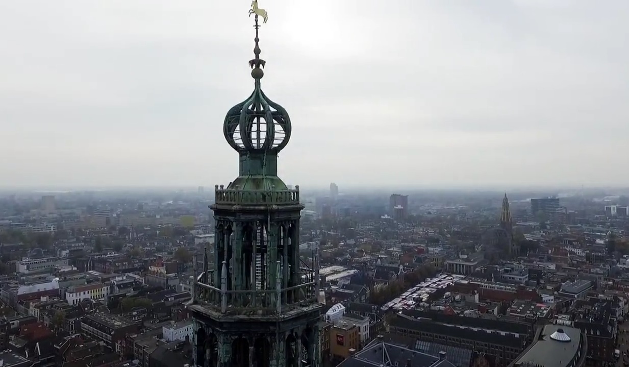 Dronebeelden van Groningen gaan viraal op Facebook