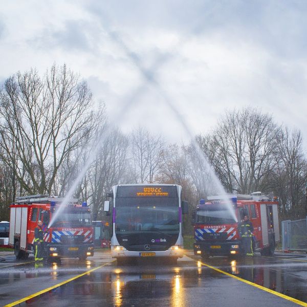 Nieuwe vestiging Qbuzz aan Peizerweg in Groningen: plaats voor 120 bussen