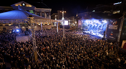 Ook dit jaar Eurosonic Air op de Grote Markt