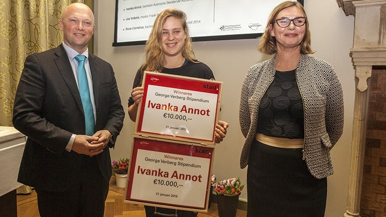 Ivanka Annot wint George Verberg Stipendium