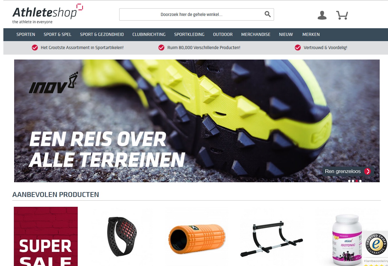 Gronings bedrijf Athleteshop is snelst groeiende ecommercebedrijf van Nederland