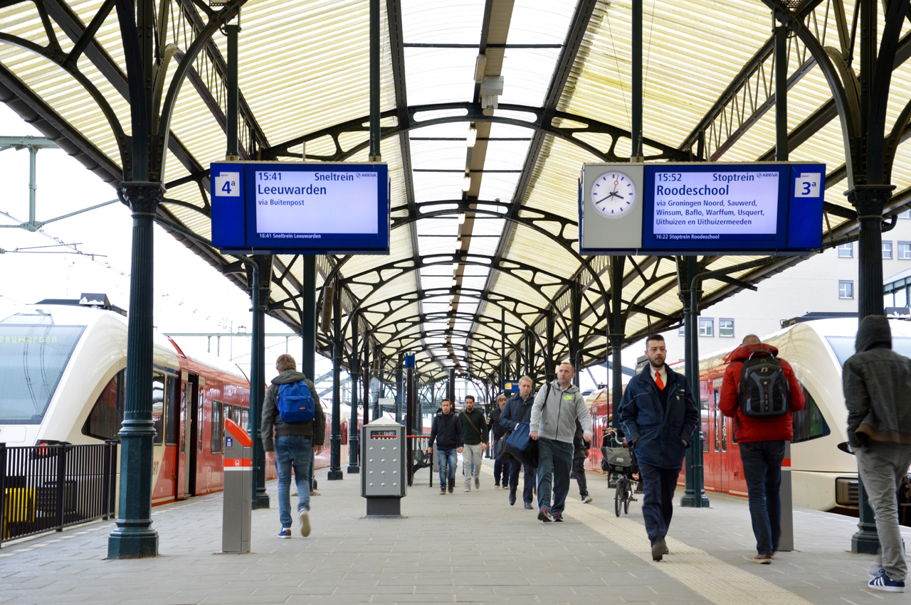 Restauratie historische perronkappen Hoofdstation Groningen