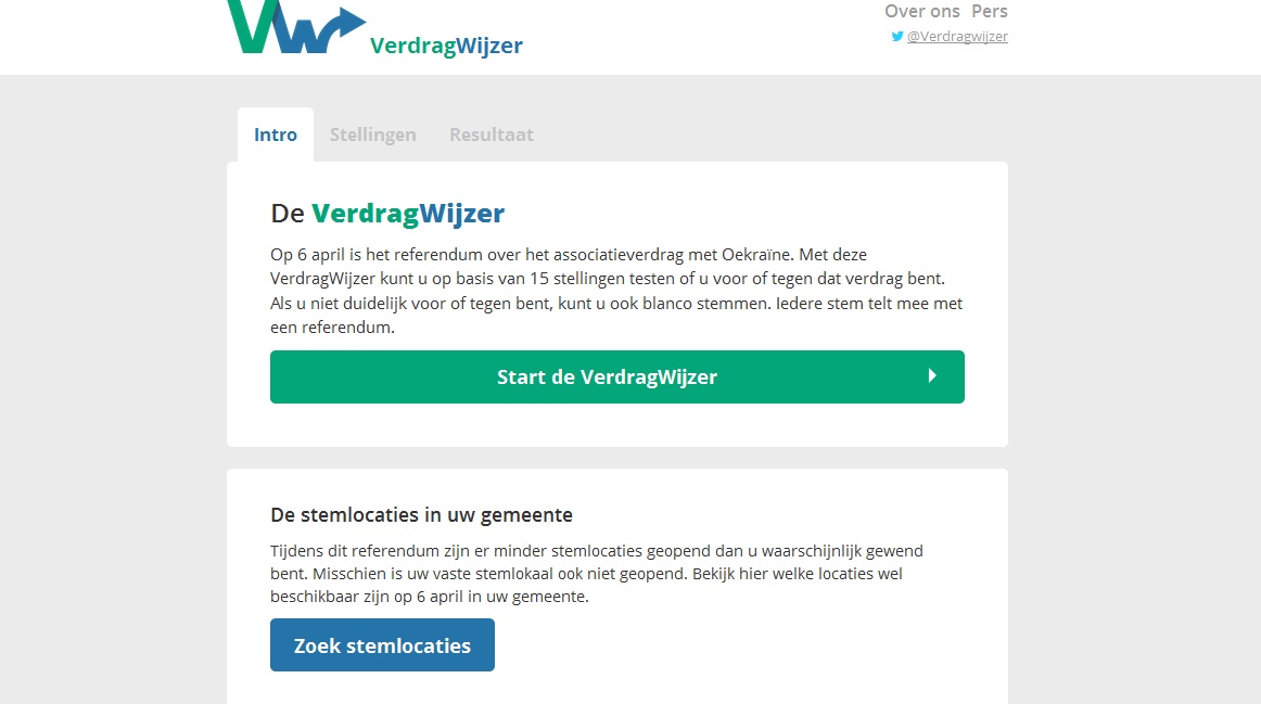 Groningse internetbouwer lanceert stemwijzer voor Oekraïne-referendum