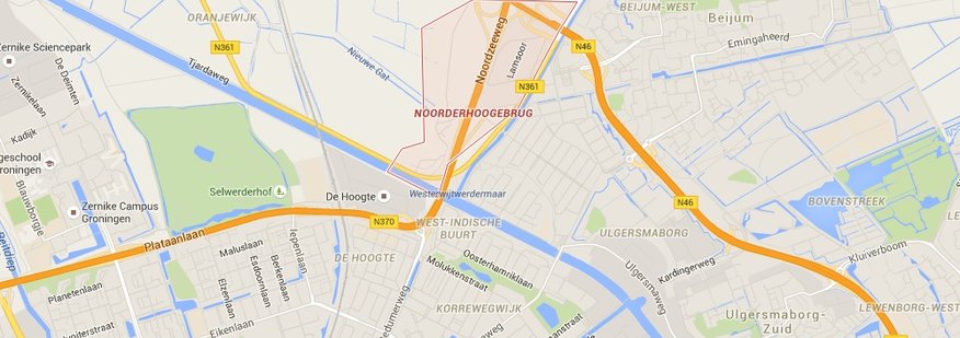 Drie alternatieven voor aansluiting N361 op Noorderhoogebrug; Stadjers om mening gevraagd