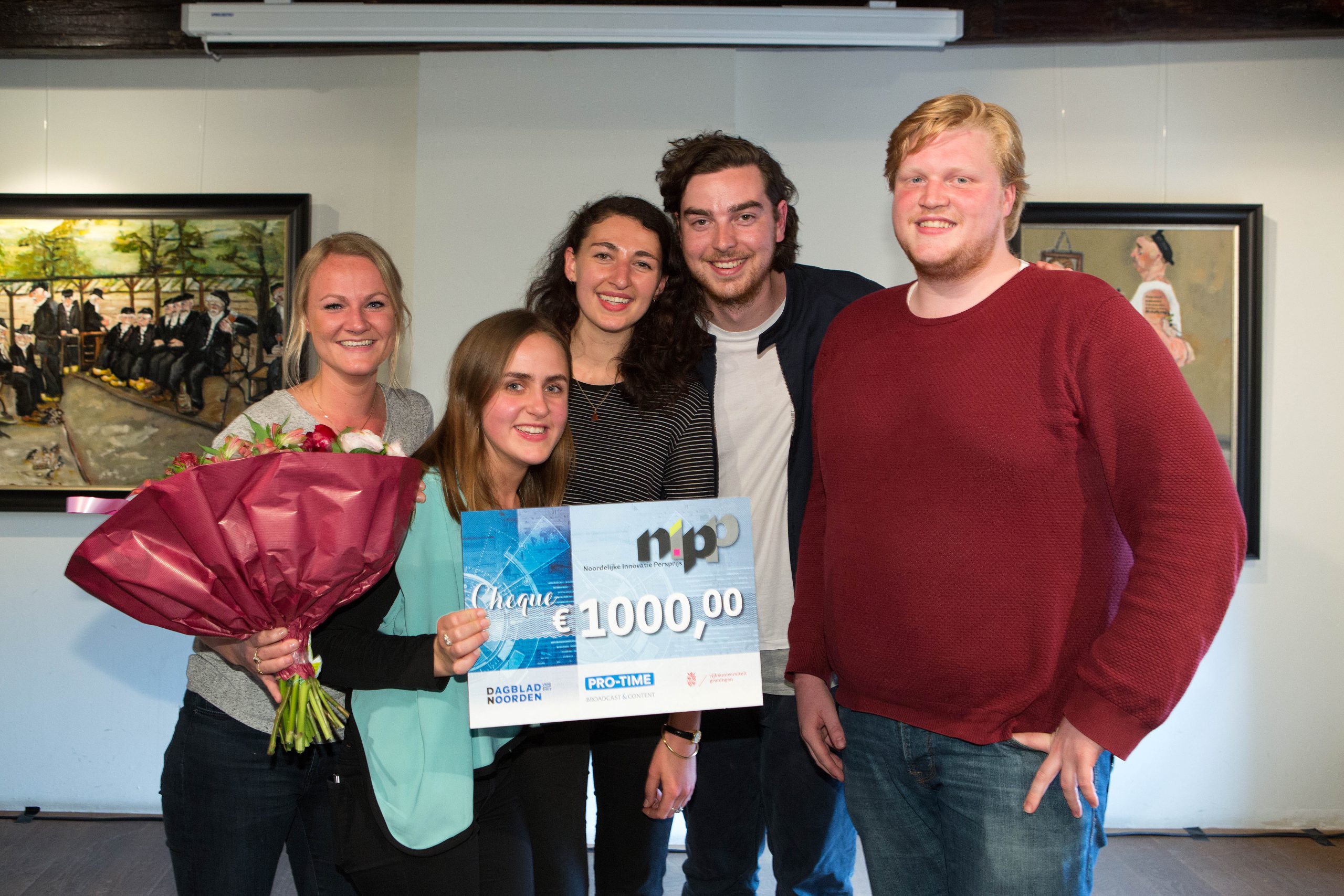 Groningse studenten winnen innovatieprijs met journalistieke app en 'augmented reality'