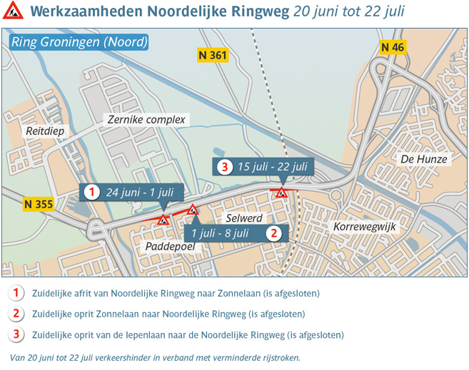 Nieuwe geluidsschermen voor Noordelijke ringweg in kader zomerwerkzaamheden