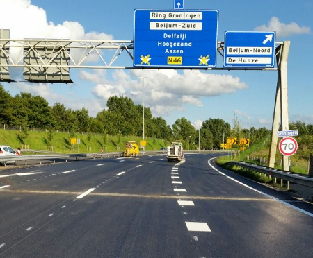 Verbindingslus van Ring Noord naar Ring Oost sinds zondag weer open