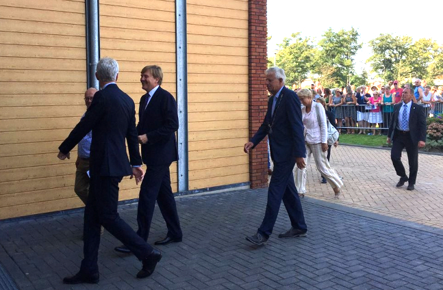 Koning Willem-Alexander onverwacht in provincie Groningen