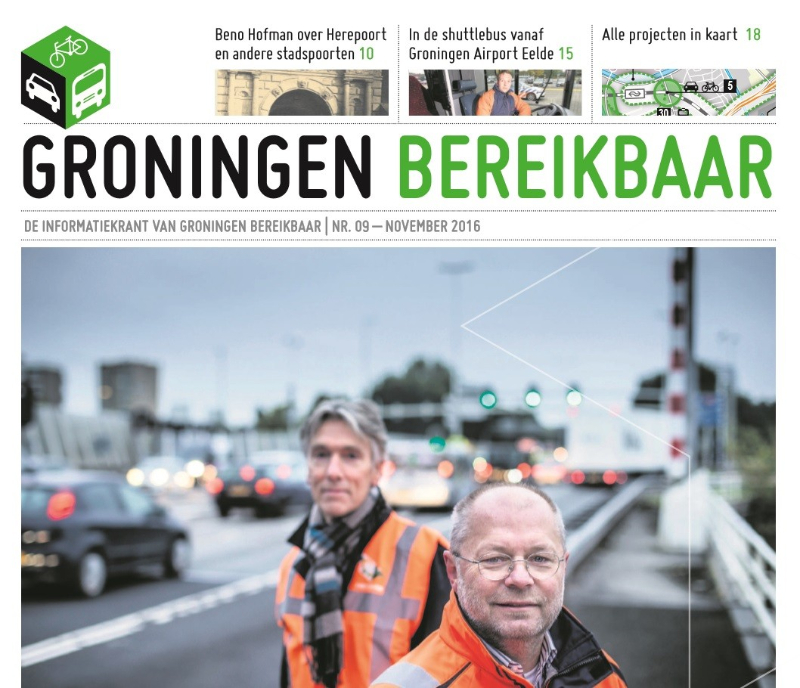 Nieuwe krant Groningen Bereikbaar deze week op de mat