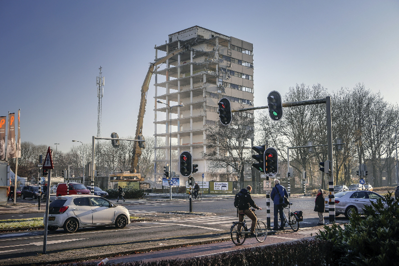 Sloop Rabotoren Paddepoel gestart; Lefier gaat appartementen-toren bouwen van 66 meter