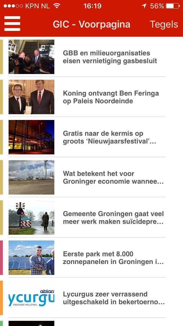 GIC-app loopt nu als een zonnetje! Kiek es eem’!