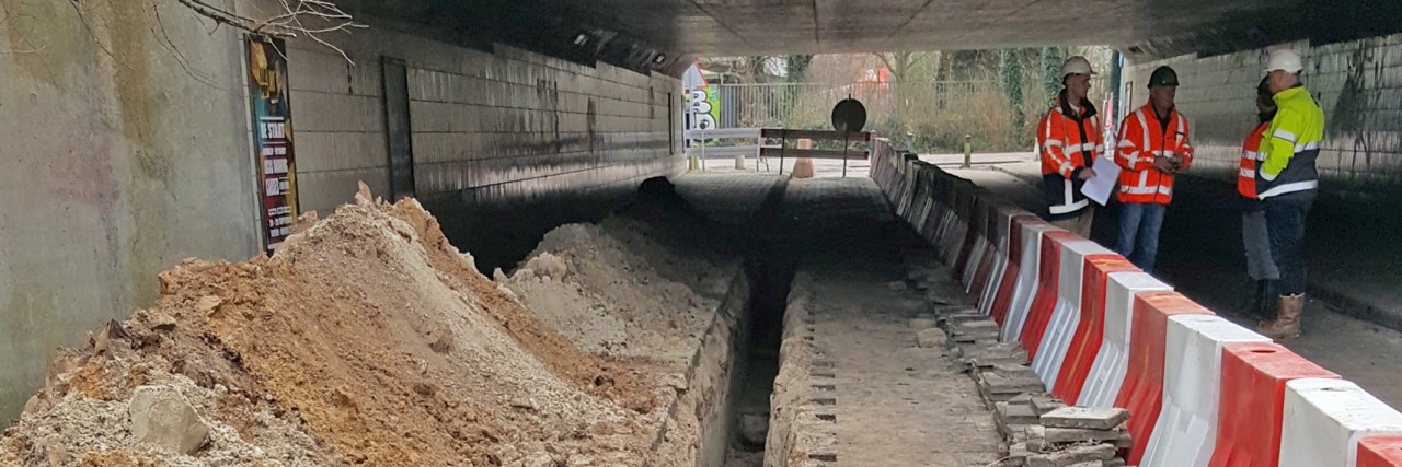 Graven van proefsleuven langs zuidelijke ringweg van start gegaan