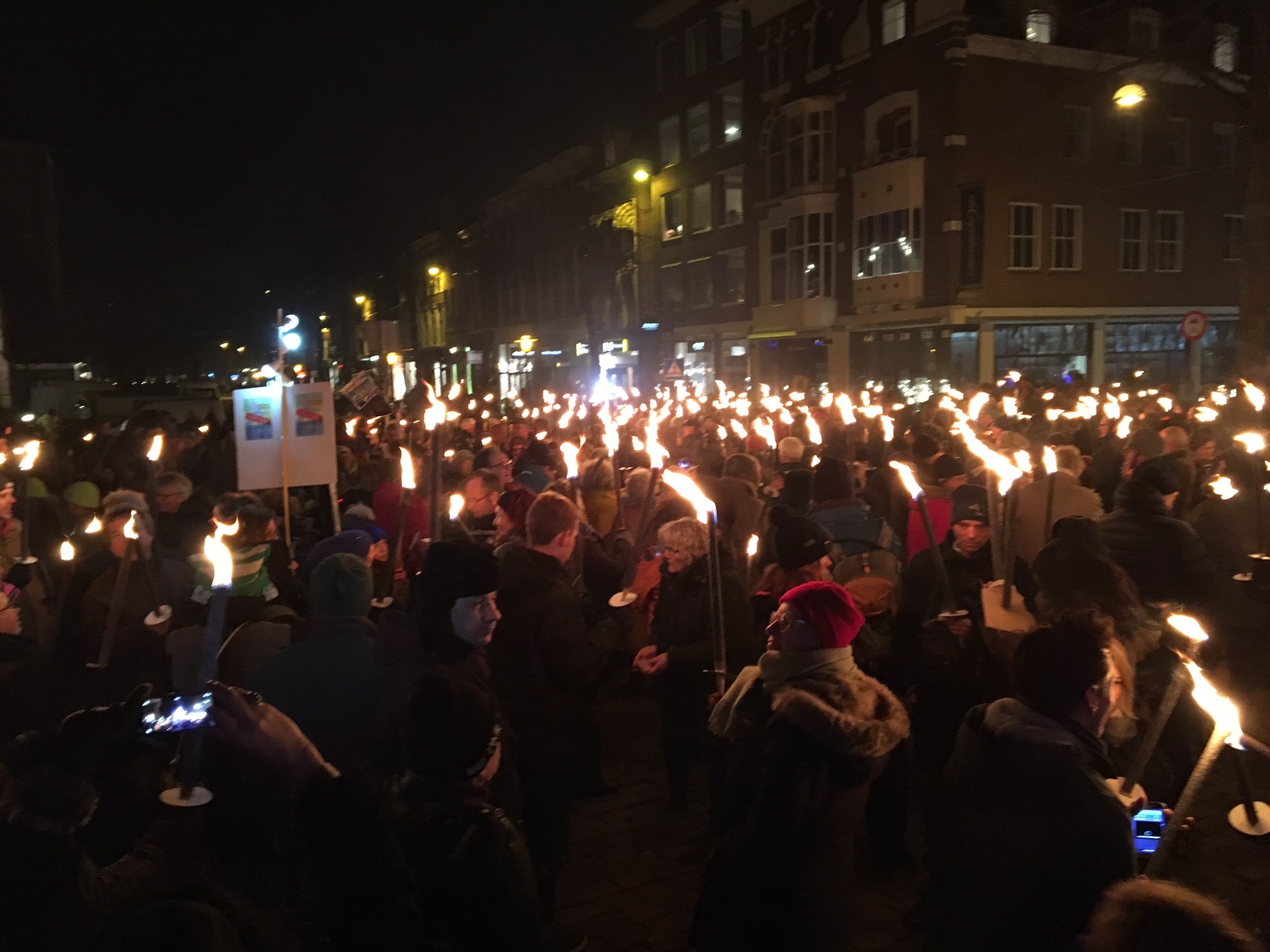 Actiemaand tegen de (beleidvoering rondom) aardbevingen in Groningen