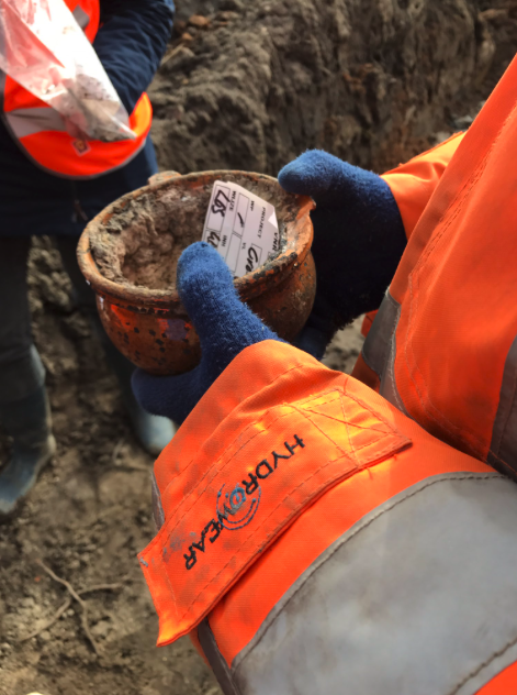 Archeologische vondsten bij De Papiermolen