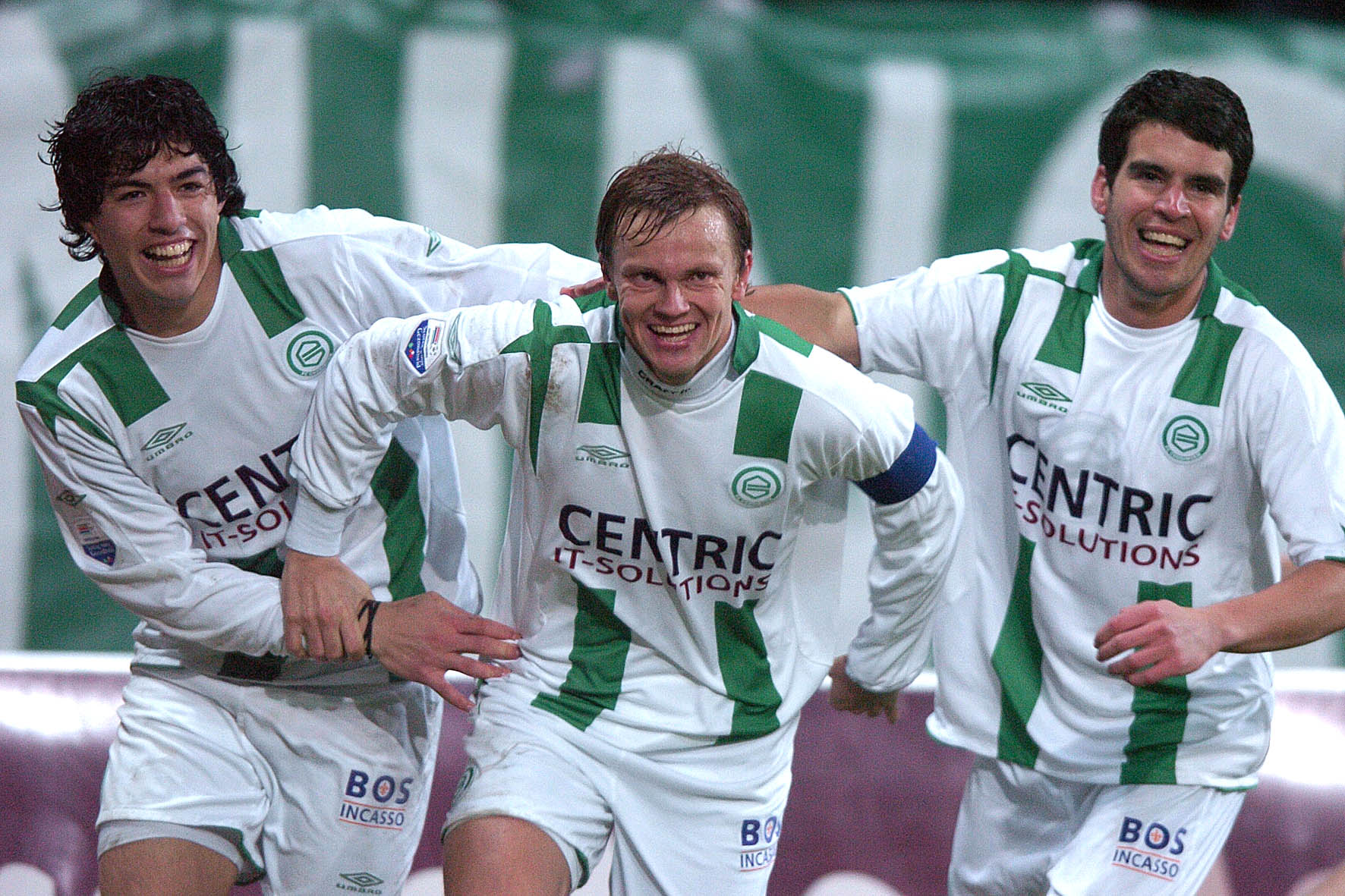 Erik Nevland in het shirt van FC Groningen