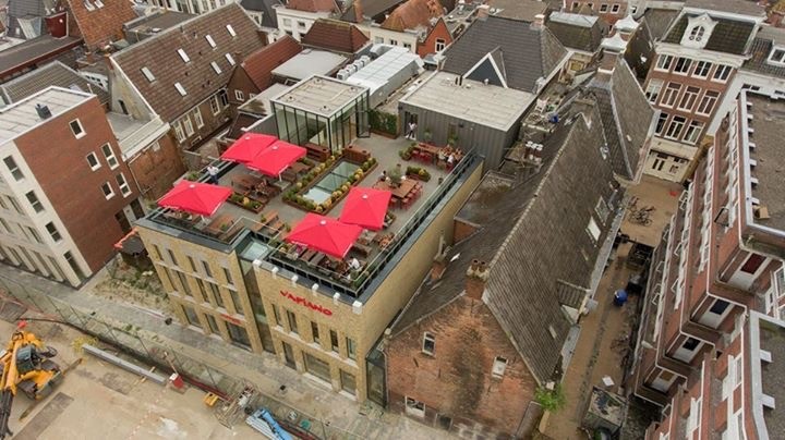 Nieuwste dakterras van Groningen: verkoeling bij Vapiano