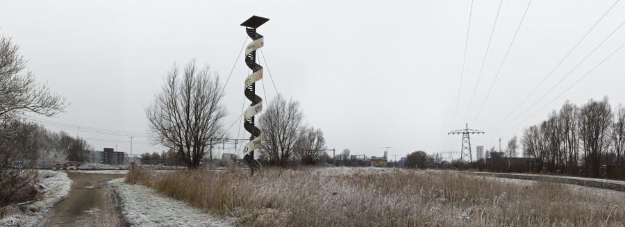 Stadsmarkering Kooiweg Helpman gerestaureerd