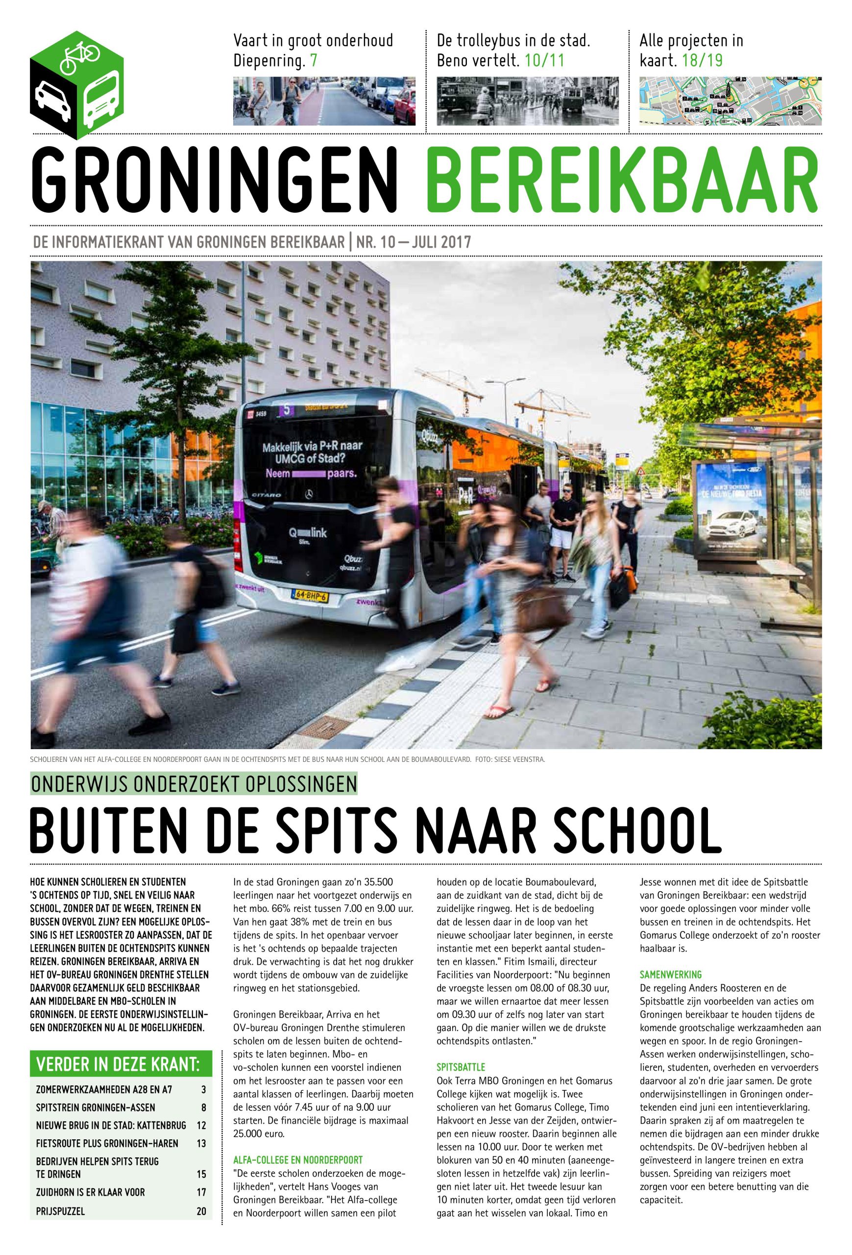 Nieuwe krant Groningen Bereikbaar vanaf vandaag op de mat