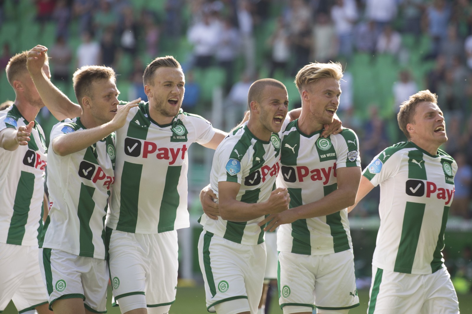 FC Groningen wint eindelijk op vreemde bodem; Donar wint topper en Lycurgus blijft ongeslagen