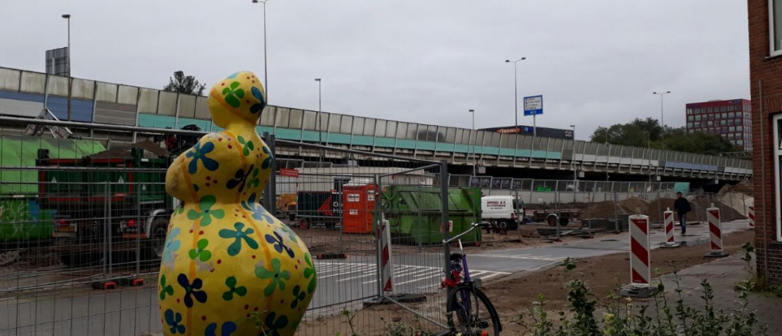 Werkzaamheden in de Oosterpoort; kabels, leidingen en riool vervangen en verlegd