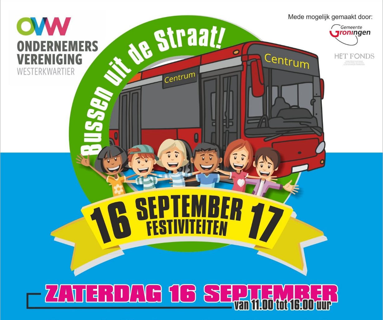 Feest in busvrije Brugstraat: zaterdag 16 en zondag 17 september