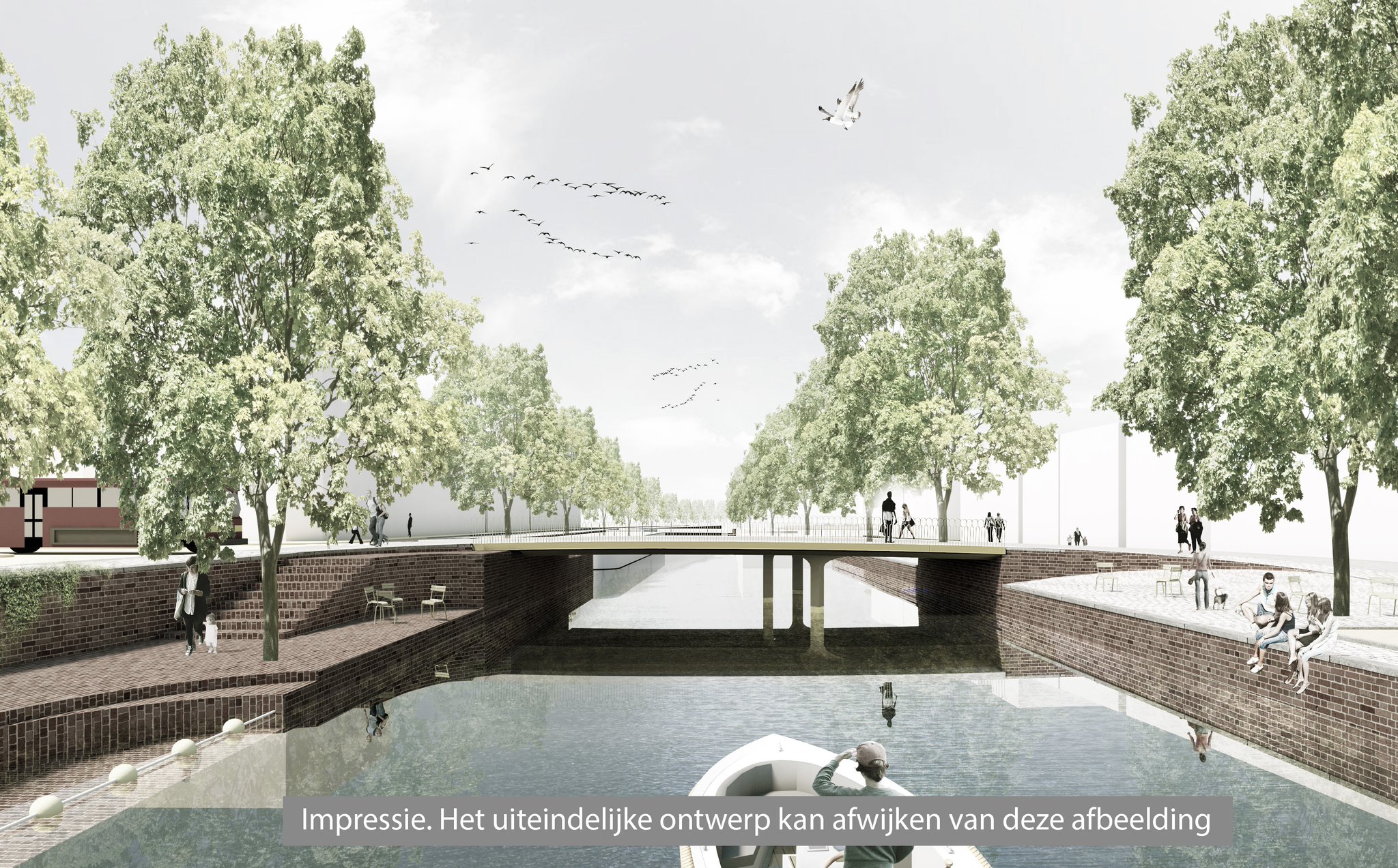 Pannekoekschip wil weg als nieuwe Kattenbrug komt