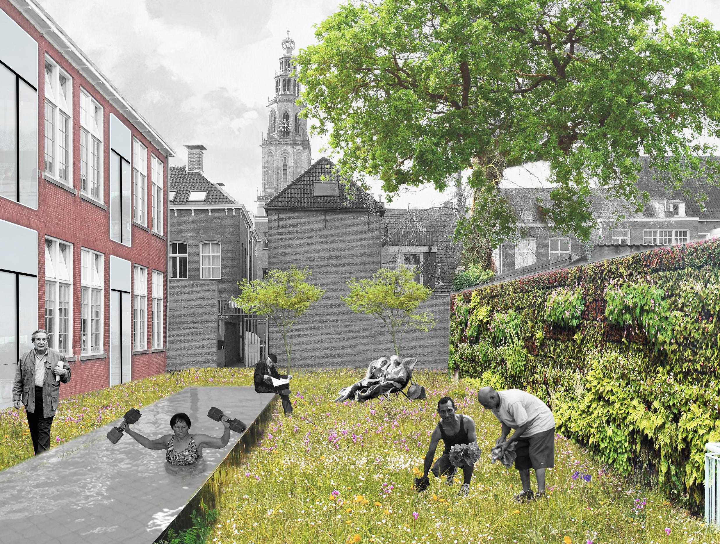 'Co-housing' in Borgmanscholen in hartje Groningen: privé, maar ook veel samen