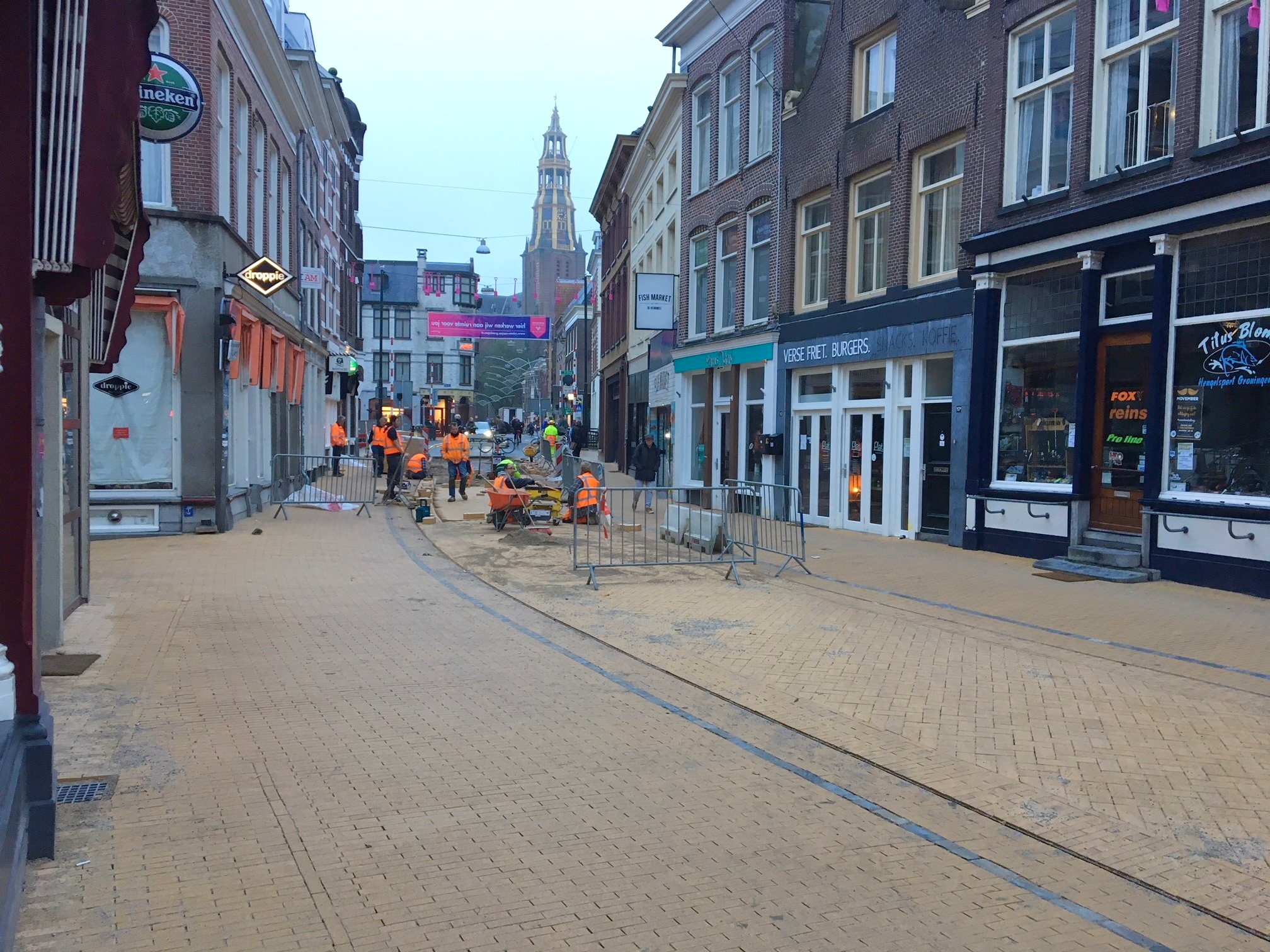 A-straat aan vooravond grootse heropening