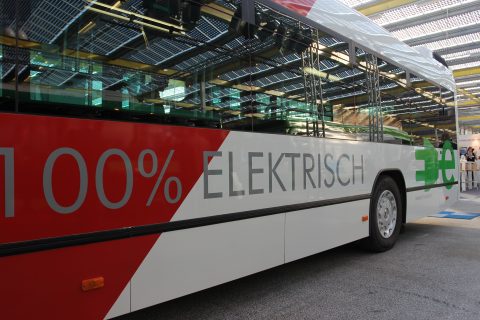 Elektrische bussen tussen Zuidhorn en Groningen