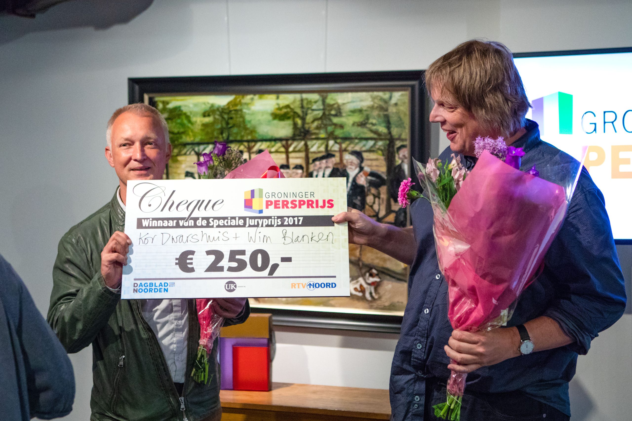 De Ga-vooral-zo-doorprijs van 2017 is gewonnen door Kor Dwarshuis en Wim Blanken