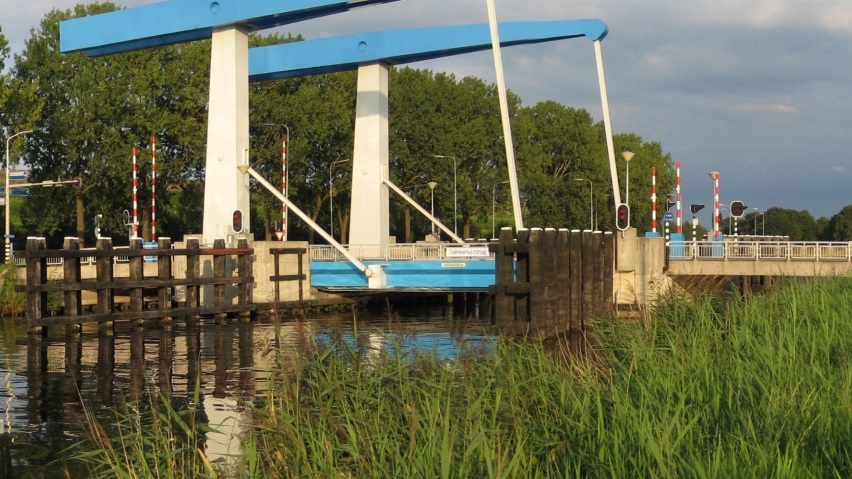 Bruggen niet meer bediend vanwege harde wind