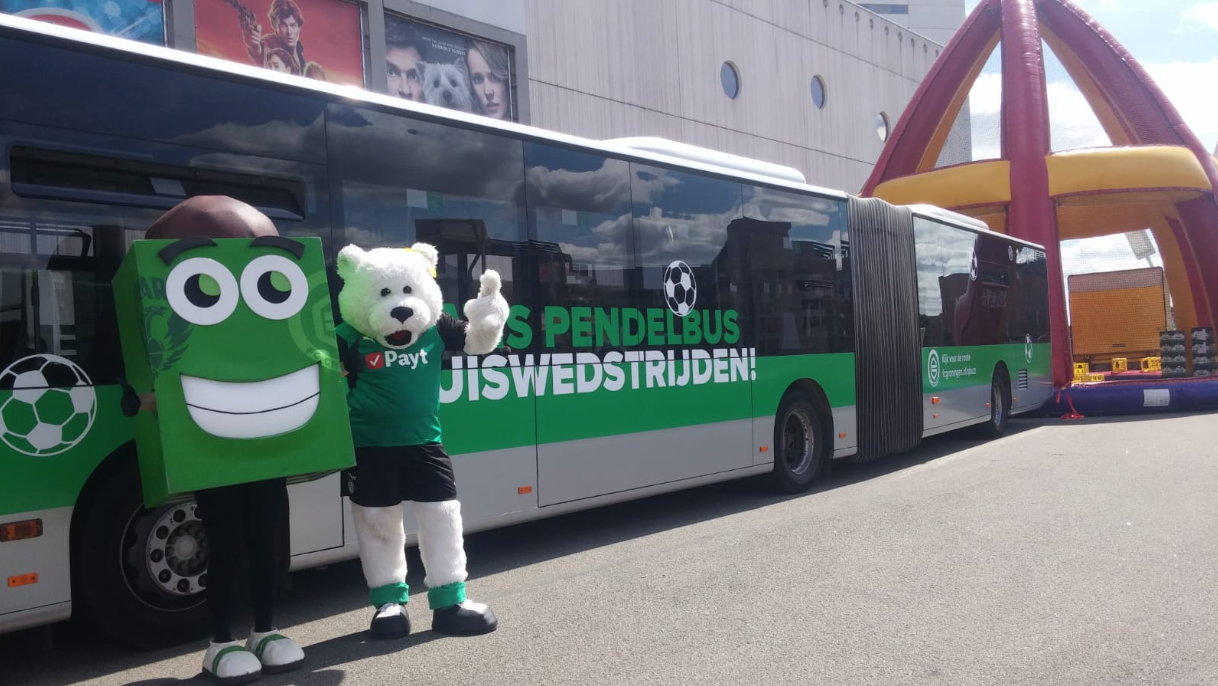 Supporters kunnen gratis met de bus naar FC Groningen