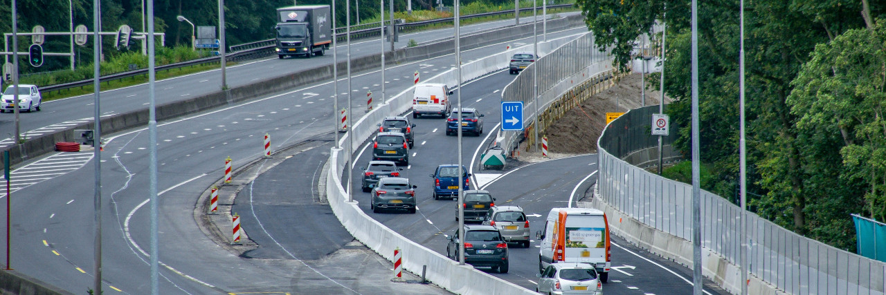 Tijdelijke noordbaan ringweg hersteld na hevige regen