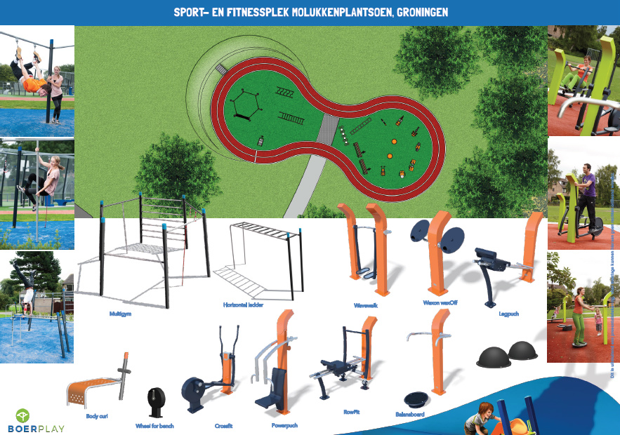 Molukkenplantsoen krijgt openbaar fitnesspark