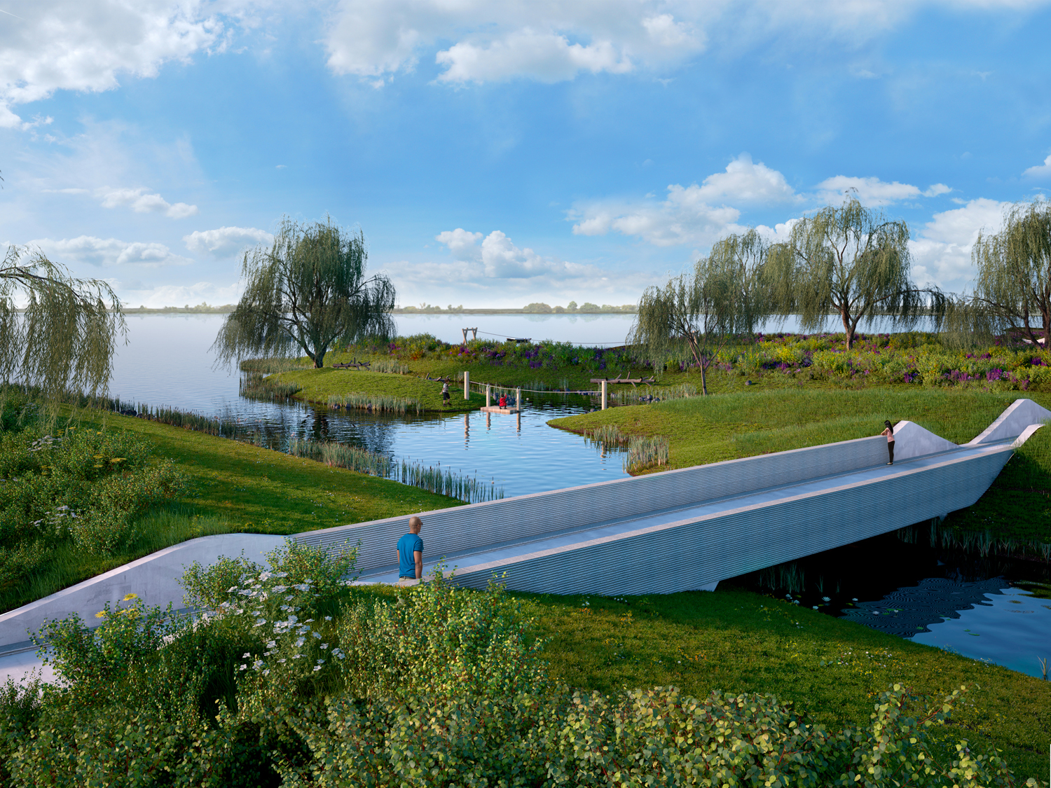 Meerstad krijgt misschien wel het mooiste park van Groningen