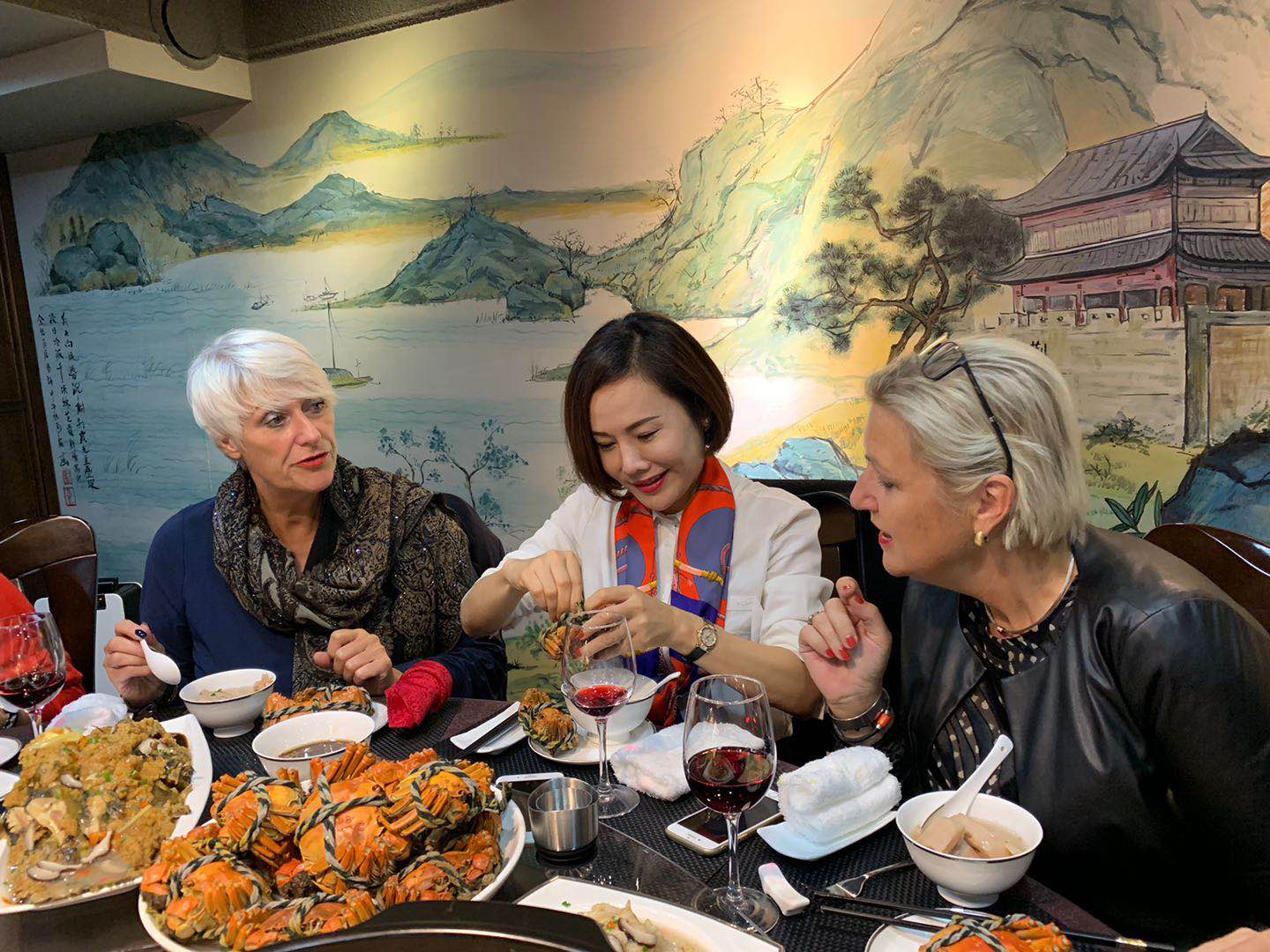 De lunch van Mr. Wang (Haskia, Mevrouw Wang, Xandra)