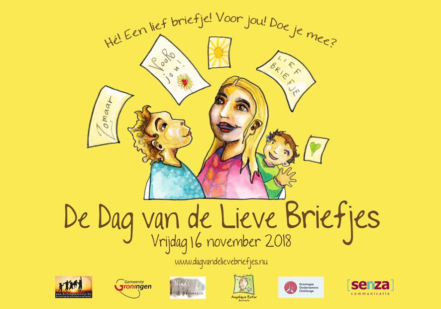 Komende vrijdag: Dag van de Lieve Briefjes