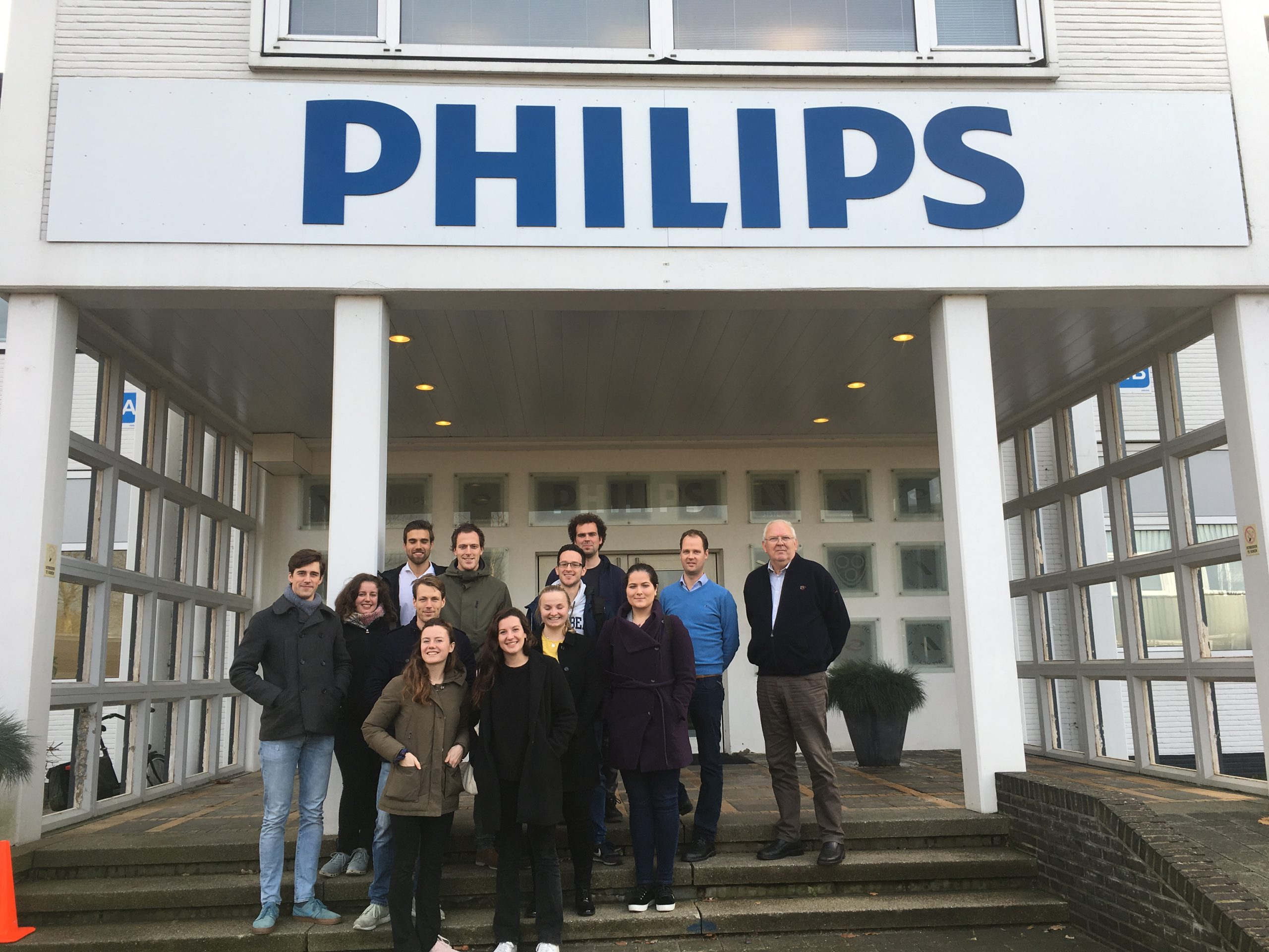 Studenten RUG op bezoek bij Philips