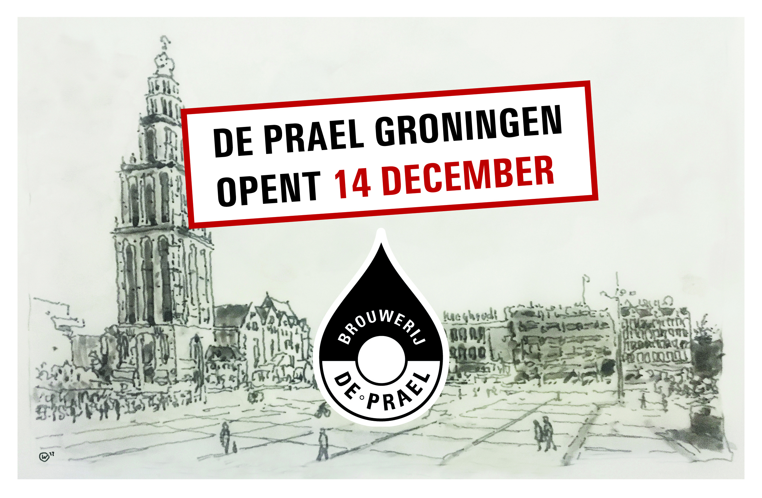 Proeflokaal De Prael Groningen volgende week open