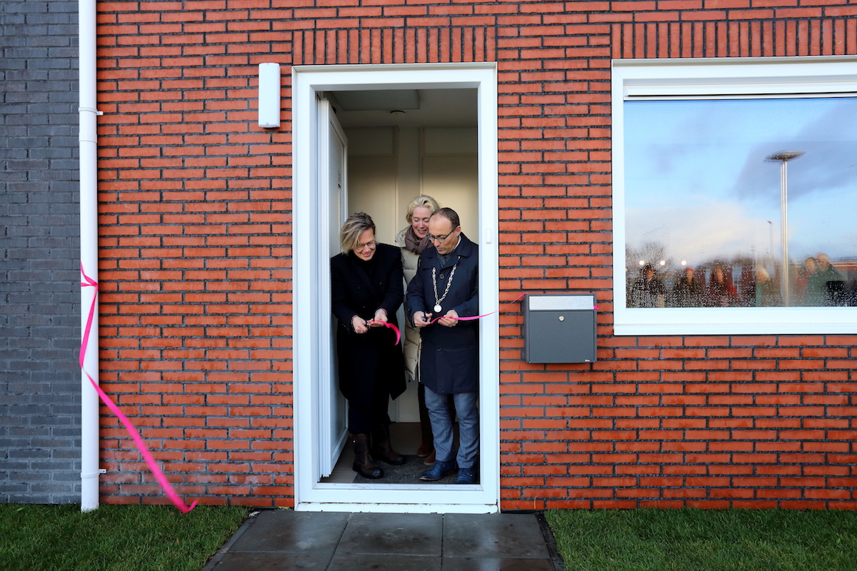 Wisselwoningen voor aardbevingsgedupeerden in Appingedam geopend