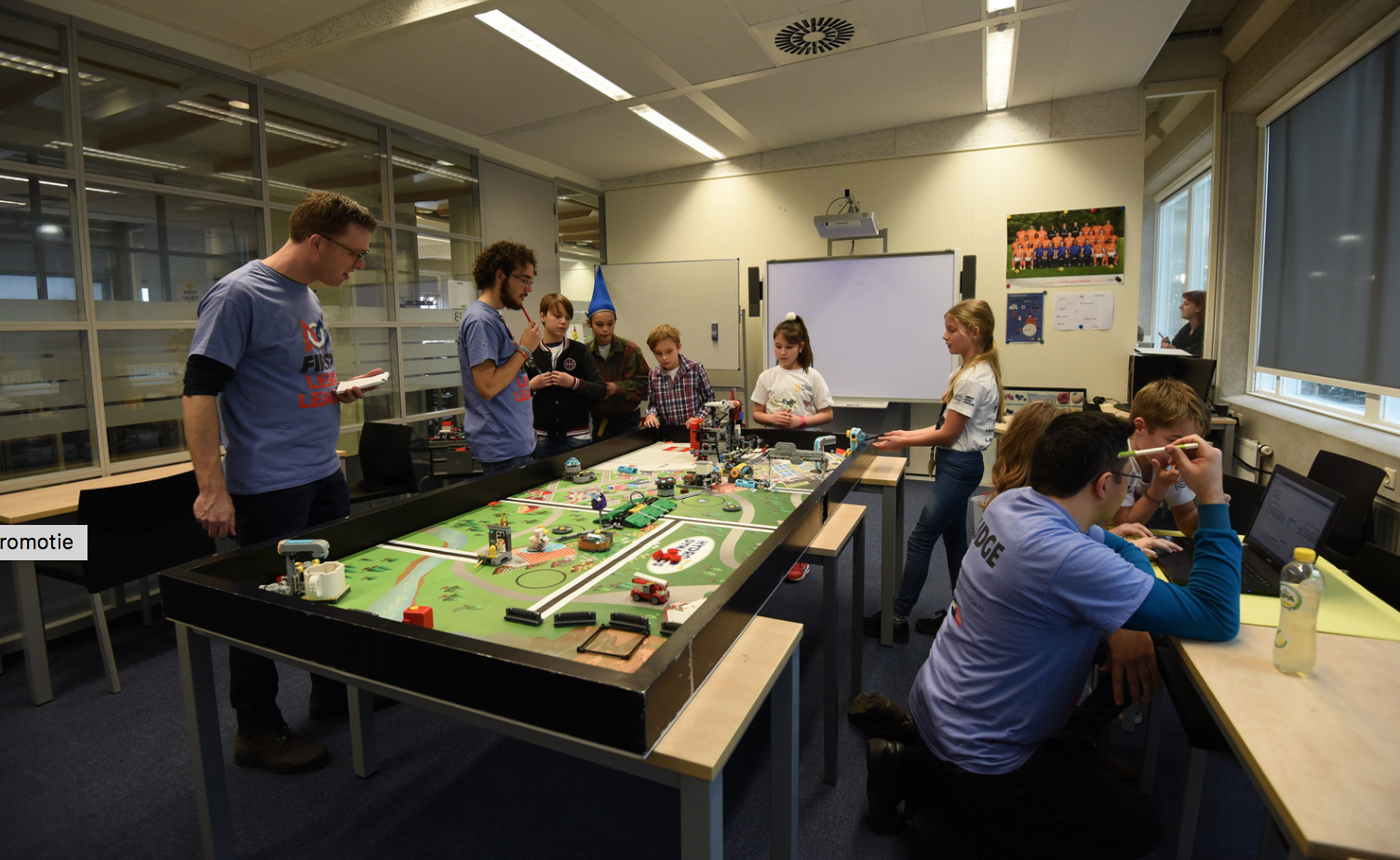 Finale First Lego League bij Hanzehogeschool Groningen